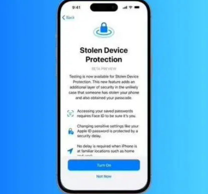 光坡镇苹果授权维修店分享被盗设备保护功能开启方法 
