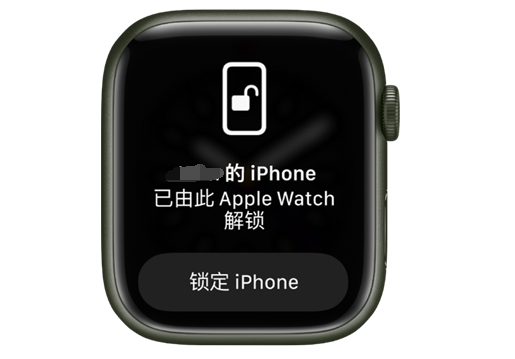 光坡镇苹果手机维修分享用 AppleWatch 解锁配备面容 ID 的 iPhone方法 